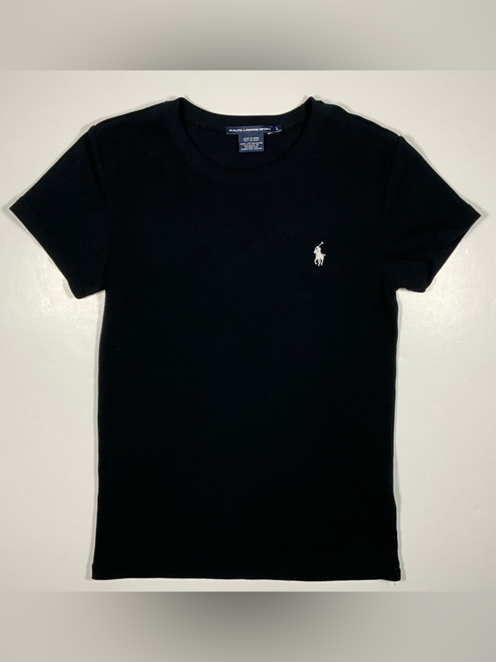 Ralph Lauren Sport Crew Neck Tee Size‎ Large Black